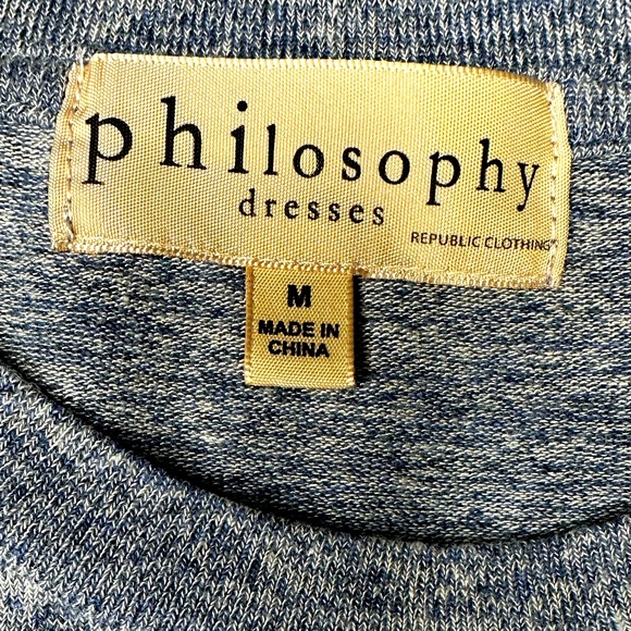 Philosophy Baby Blue MIDI Dress - Picture 7 of 8